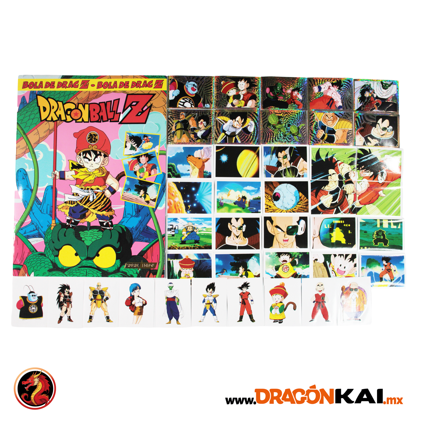 Álbum Dragon Ball Z (Re. Panini 1995) + Set completo a pegar