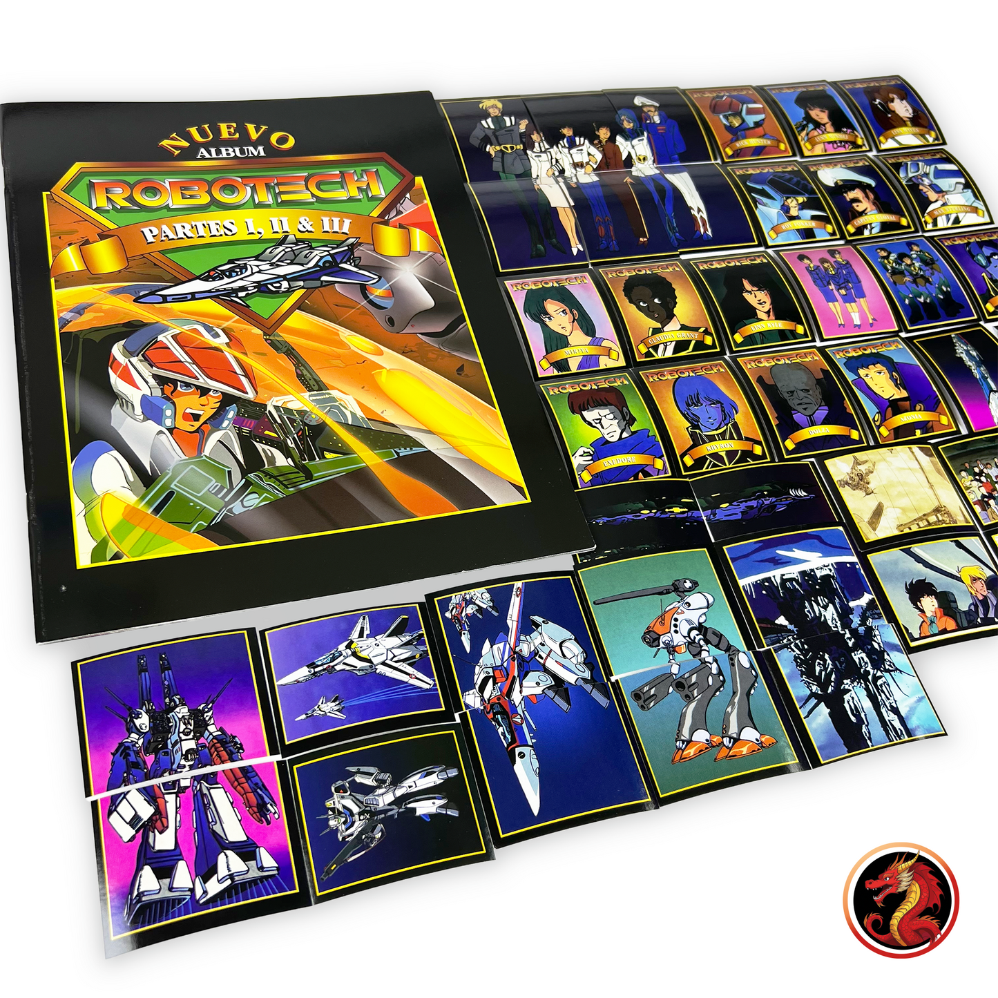 Álbum Robotech Partes I, II & III (Re. Salo) + Set completo