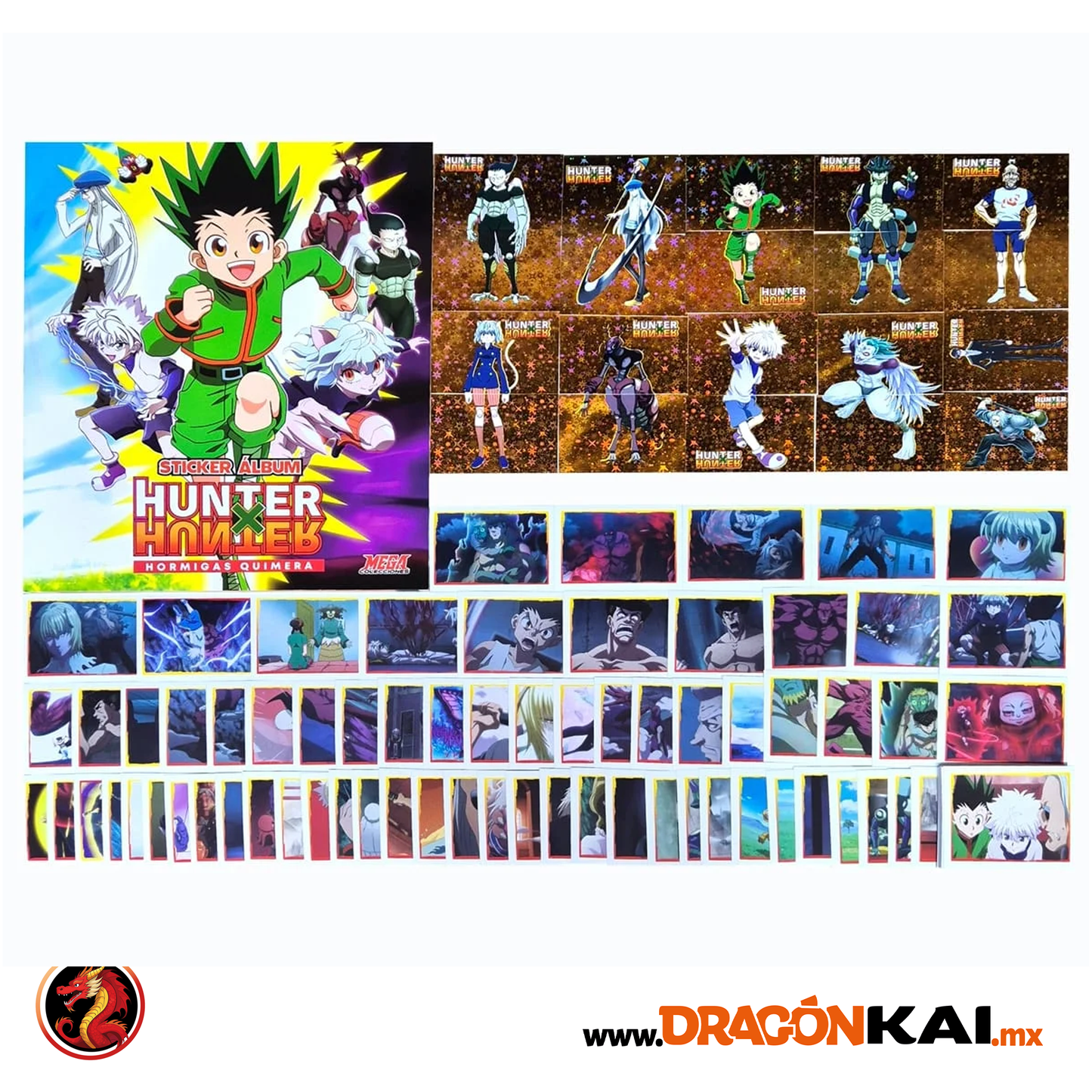 Álbum Hunter x Hunter + Set completo a pegar