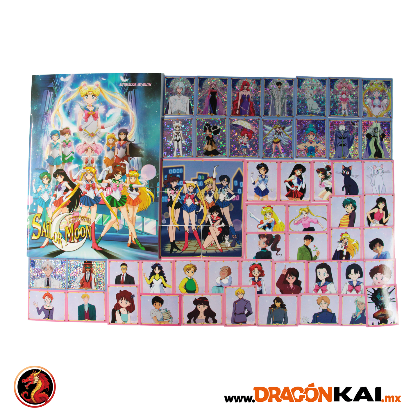 Álbum Enciclopedia Sailor Moon + Set completo a pegar