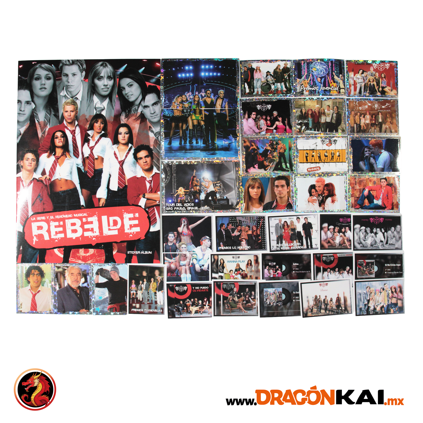 Álbum Rebelde + Set completo a pegar