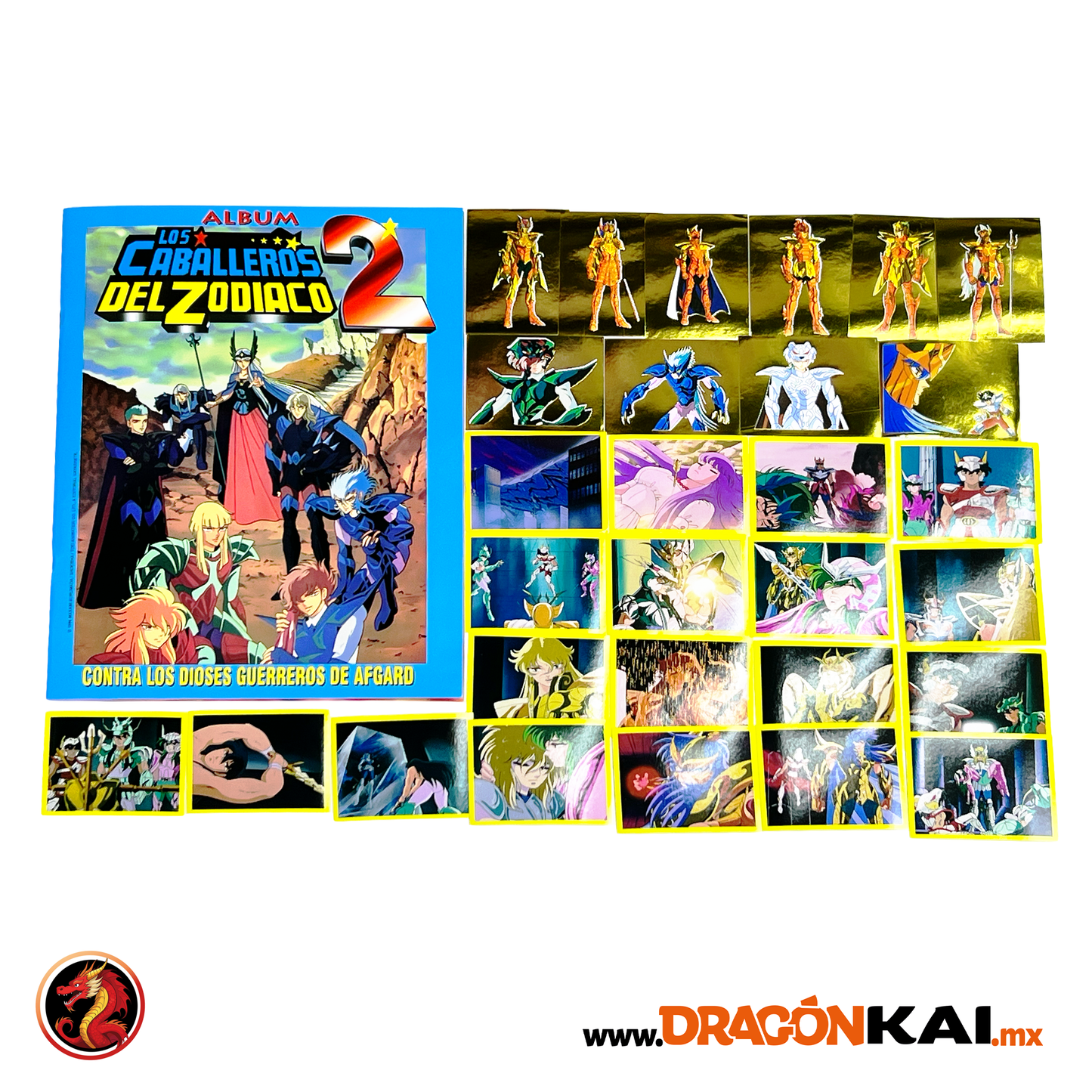 Álbum Caballeros del Zodiaco 2: Saga de Asgard (Re. Navarrete) + Set completo a pegar