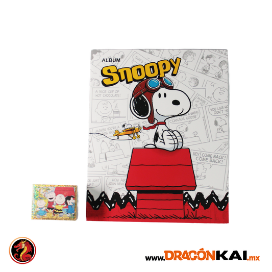Álbum Snoopy + Set completora pegar