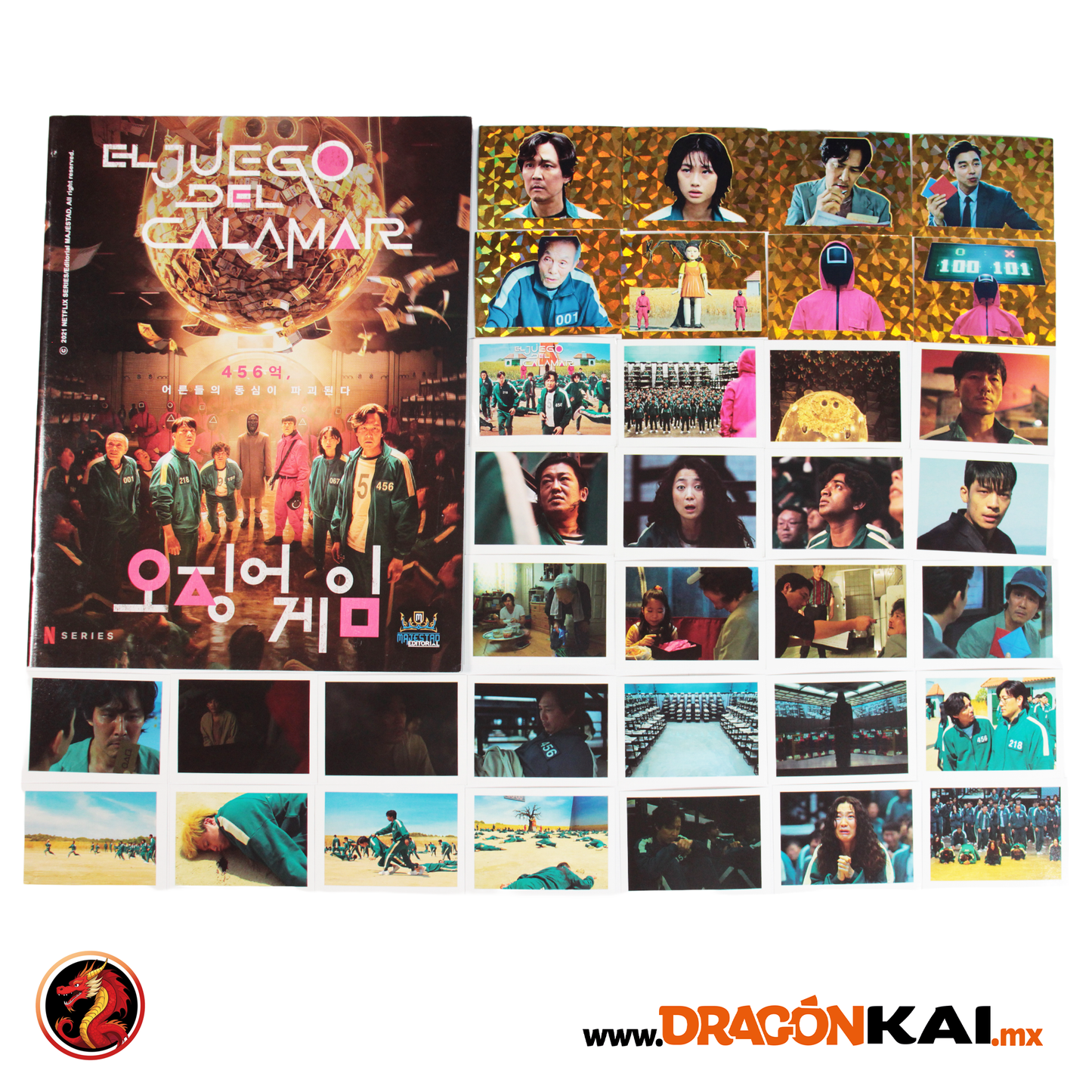 Álbum El Juego del Calamar + Set completo a pegar