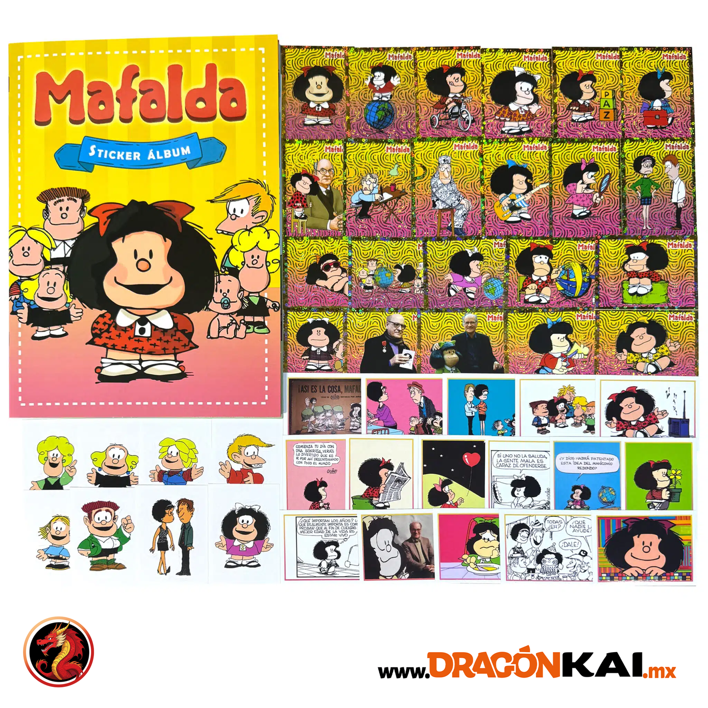 Álbum Mafalda + Set completo a pegar