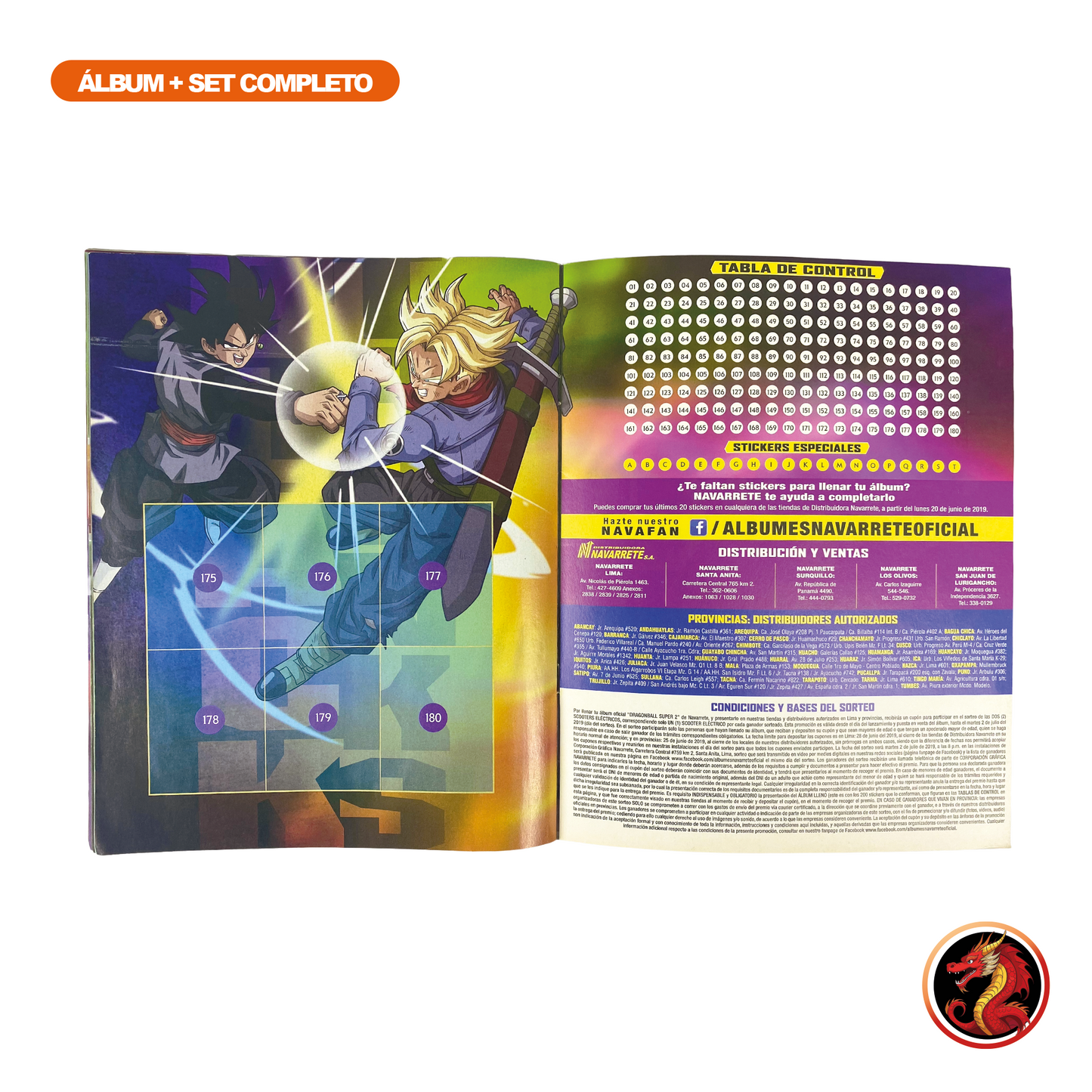 Álbum Dragon Ball Z 5 – Reedición Original Navarrete + Set Completo