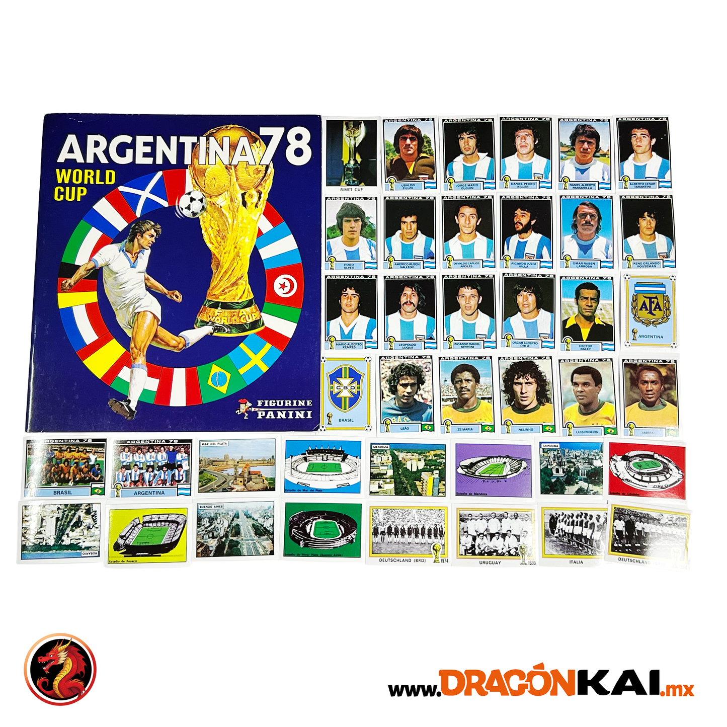 Álbum Argentina 78 (Re. Panini) + Set completo a pegar