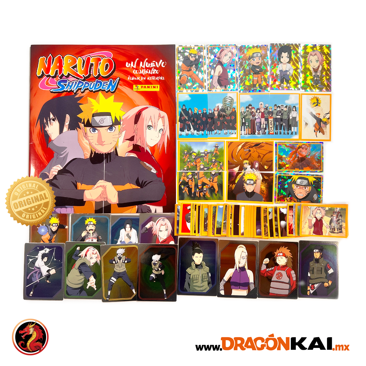 Álbum Naruto Shippuden: Un nuevo comienzo (Panini) + Set completo a pegar