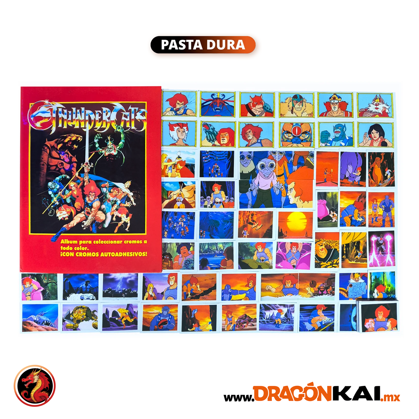 Álbum Pasta Dura Thundercats (Re. Navarrete) + Set completo a pegar