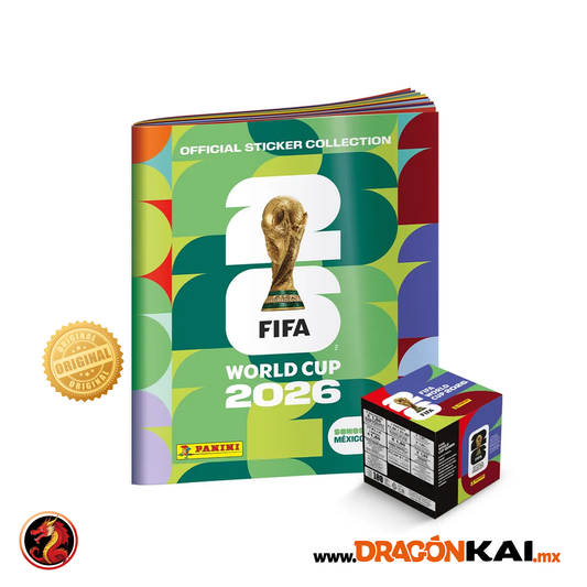 Álbum Mundial 2026 (Panini) + Caja de 100 sobres