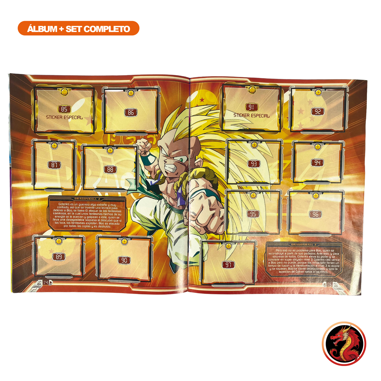 Álbum Dragon Ball Z 5 – Reedición Original Navarrete + Set Completo