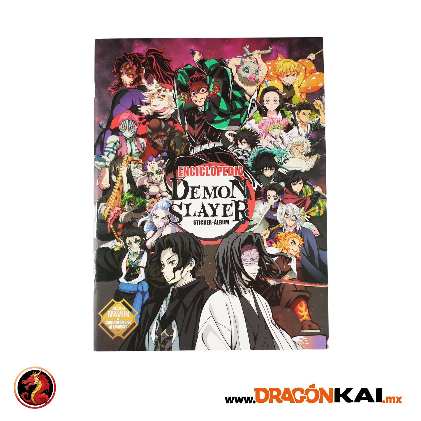 Álbum Enciclopedia Demon Slayer (Editorial Zero) + Set completo a pegar