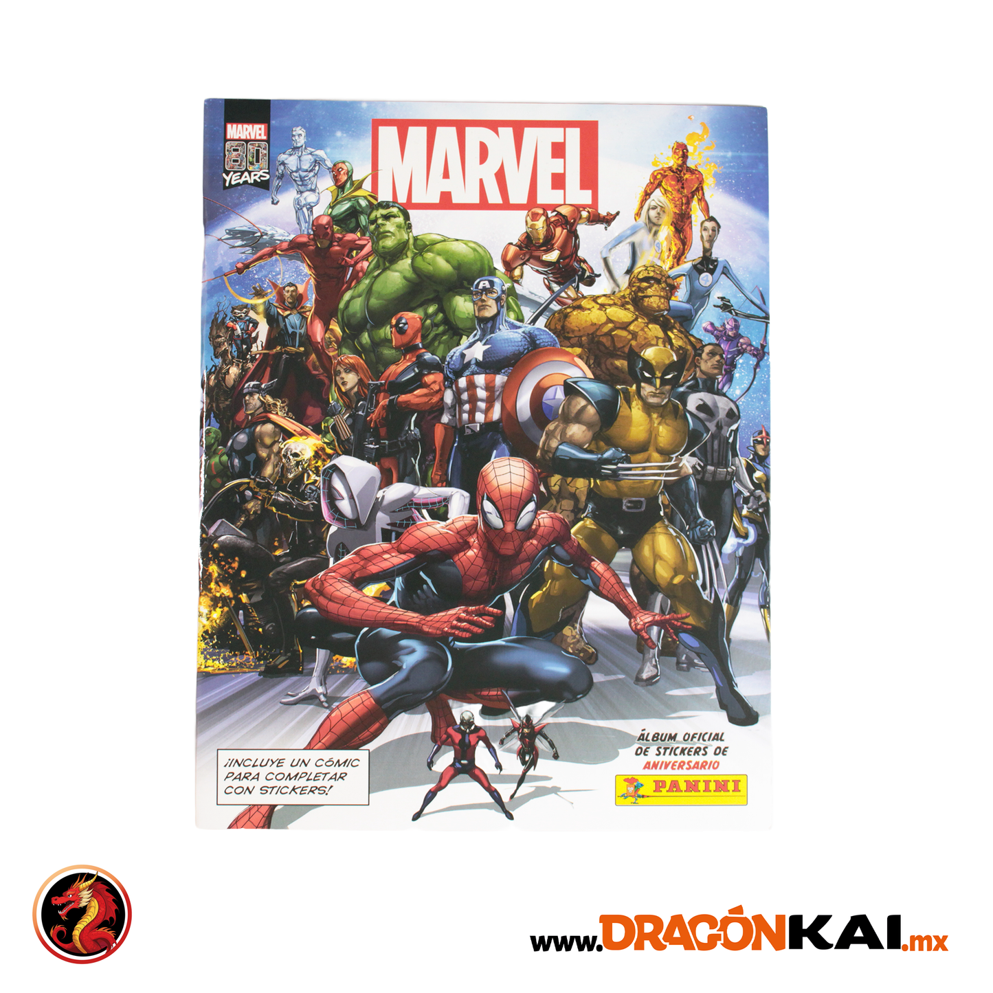 Álbum Marvel 80 años + Set completo
