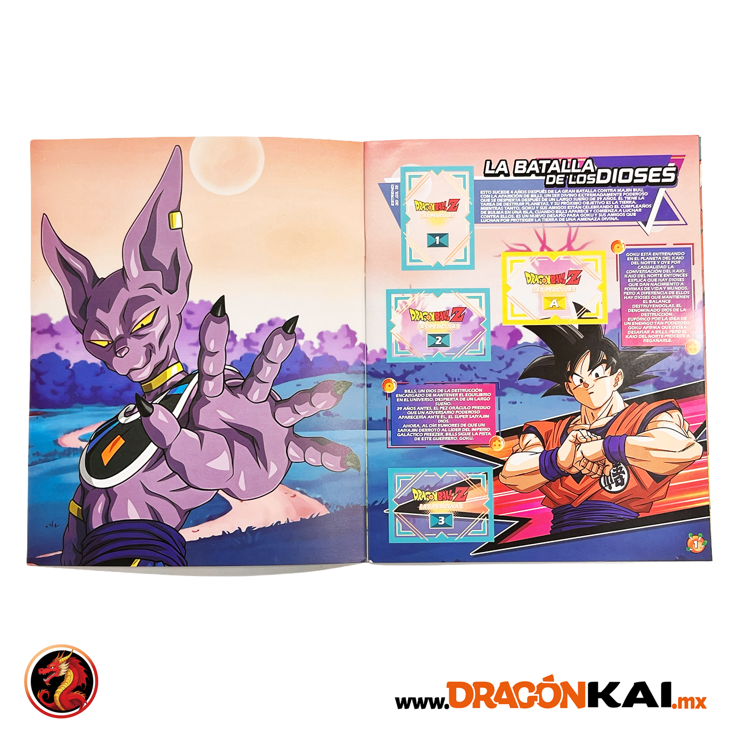 Álbum Dragon Ball Z: Las Películas Vol. 5 + Set completo de estampas a pegar