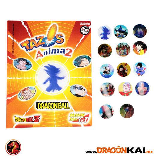 Tazos Lenticulares Dragon Ball Anima2 (Custom) +  Coleccionador