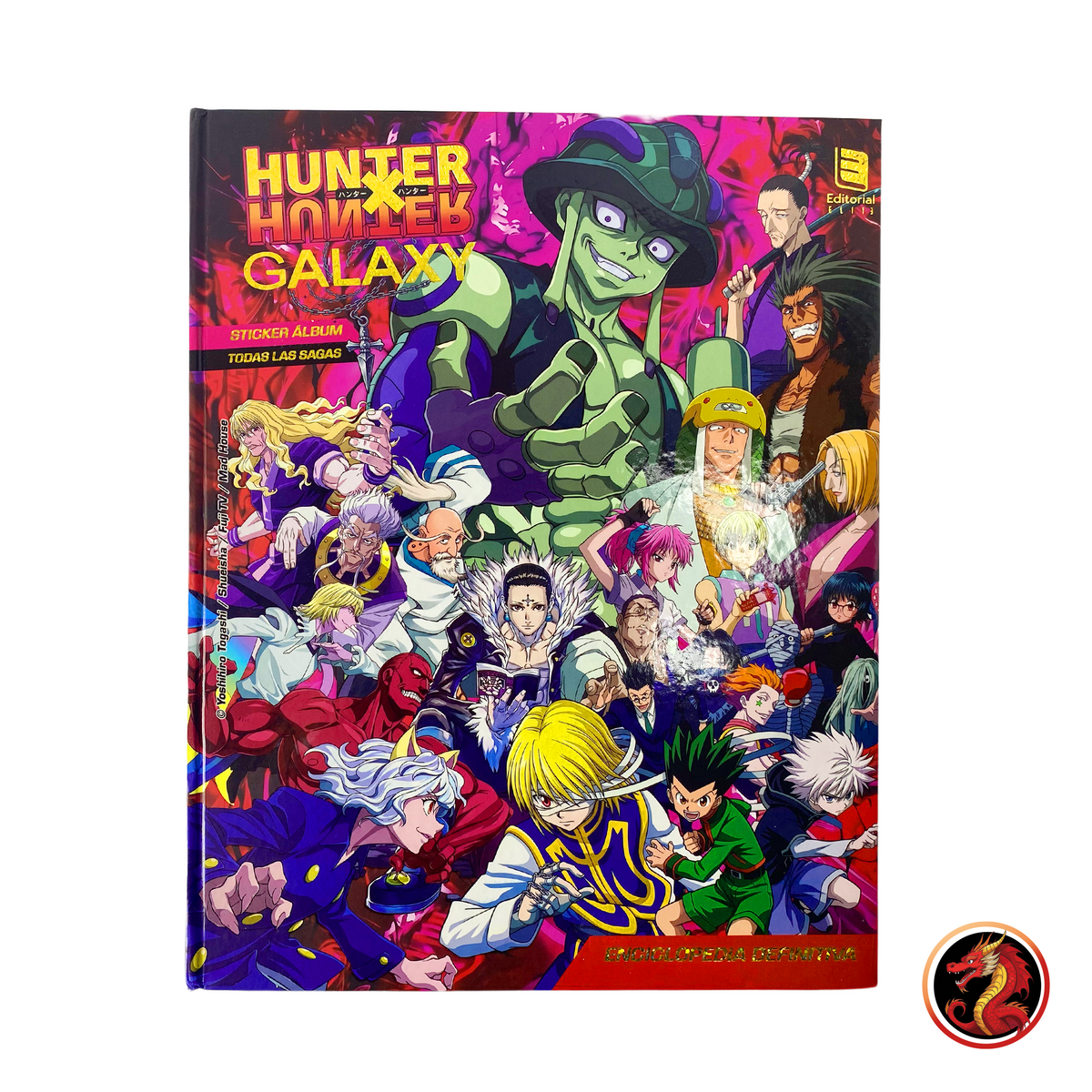 Álbum Pasta Dura Enciclopedia Galaxy Hunter x Hunter + Set Completo