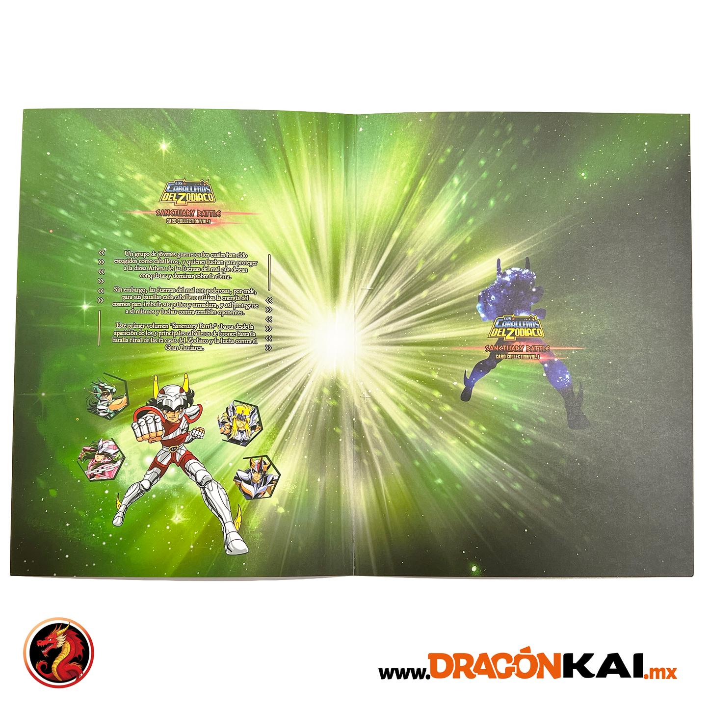 Coleccion de Tarjetas Caballeros del Zodiaco: Sanctuary Battle Vol. 1. Set completo + Coleccionador
