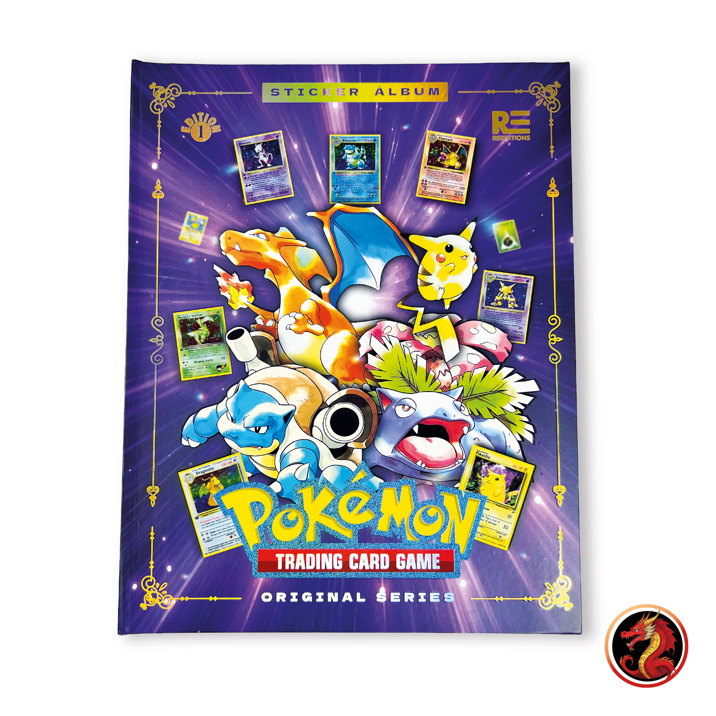 Álbum Pasta Dura Enciclopedia TCG Pokémon + Set completo