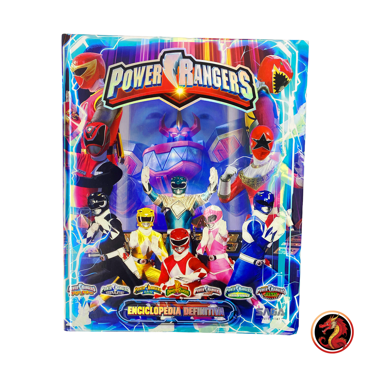 Álbum Pasta Dura - Enciclopedia Power Rangers + Set Completo a pegar