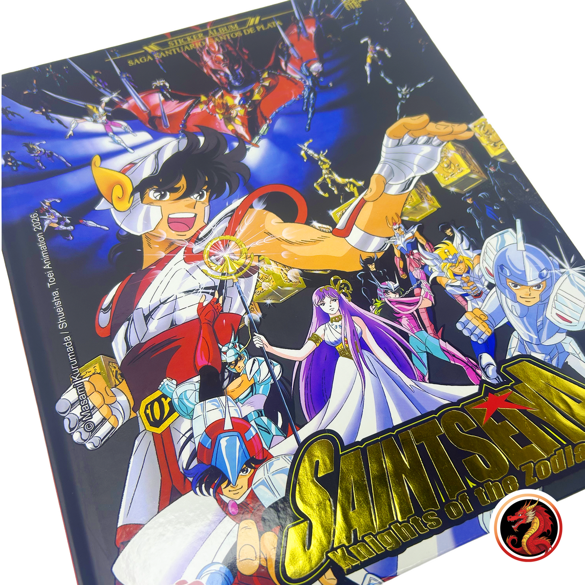 Álbum Pasta Dura Caballeros del Zodiaco Vol. 2: Saga Santuario Santos de Plata + Set completo