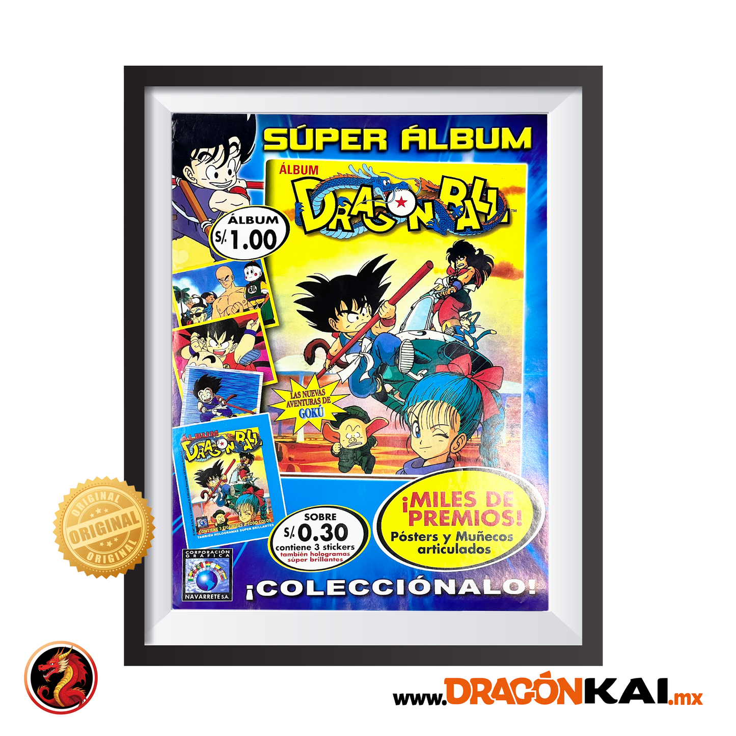 Póster Promocional Dragon Ball – Navarrete (1996, Perú)