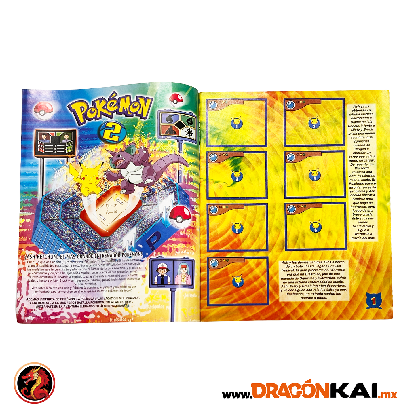 Álbum Pokemon 2 (Original Navarrete)+ set completo a pegar