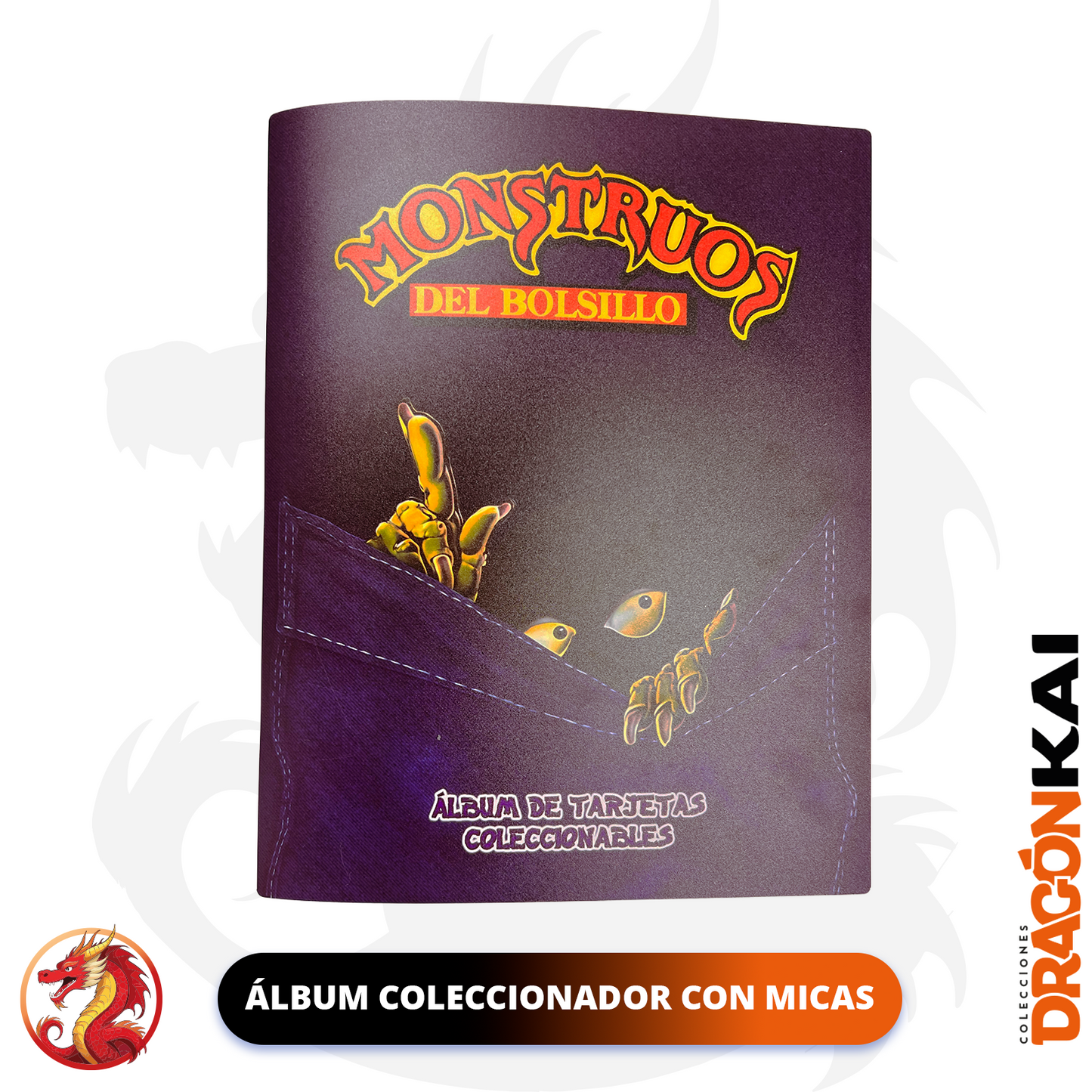 Colección de Tarjetas Monstruos de Bolsillo. Set completo + Álbum coleccionador