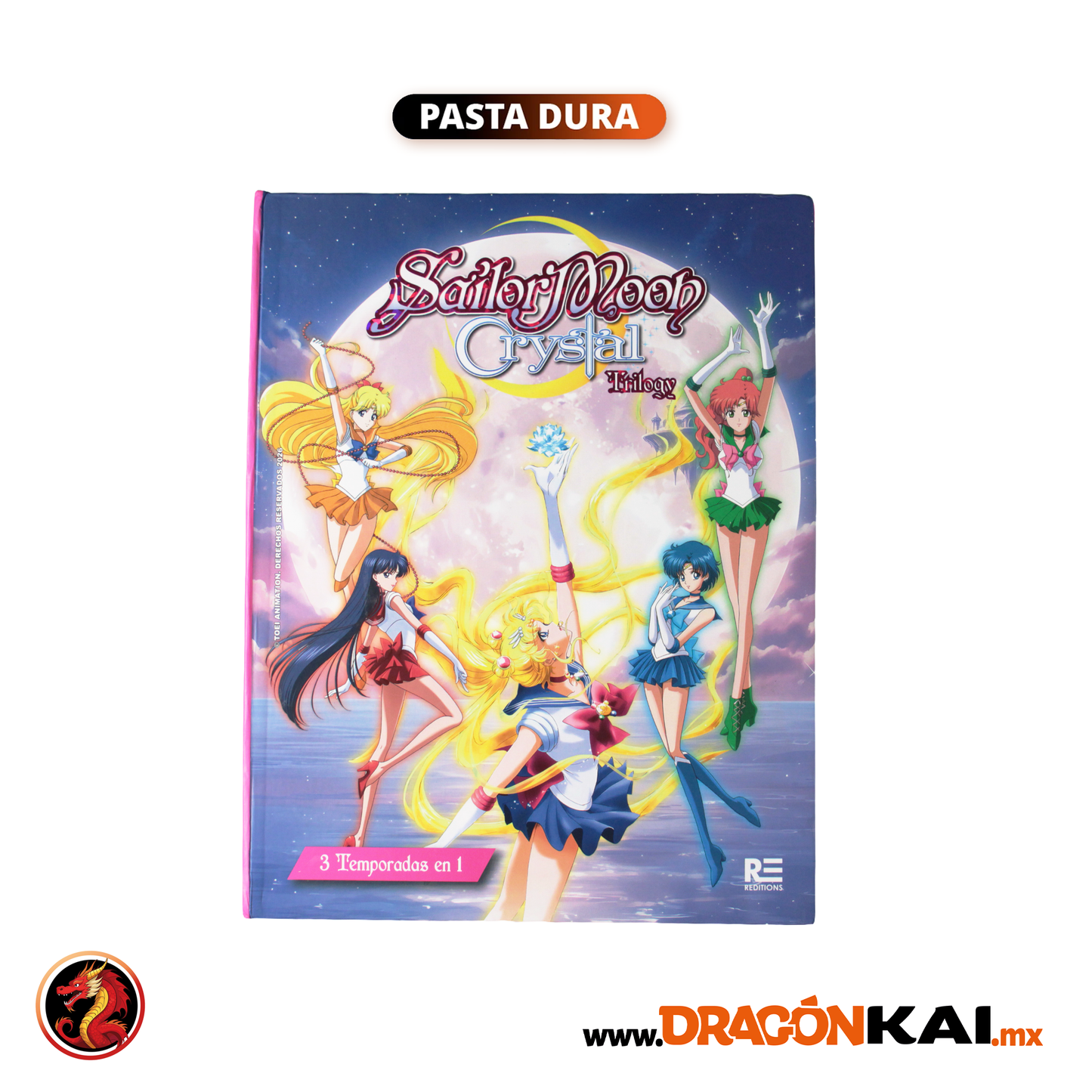 Álbum Pasta Dura Sailor Moon Crystal Trilogy + Set completo a pegar