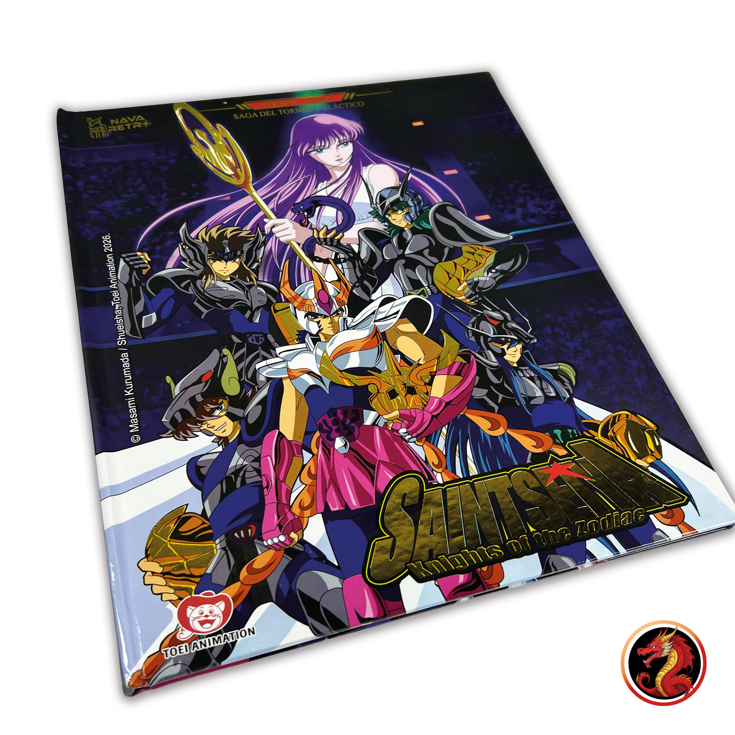 Álbum Pasta Dura Caballeros del Zodiaco: Saga del Torneo Galáctico + Set completo