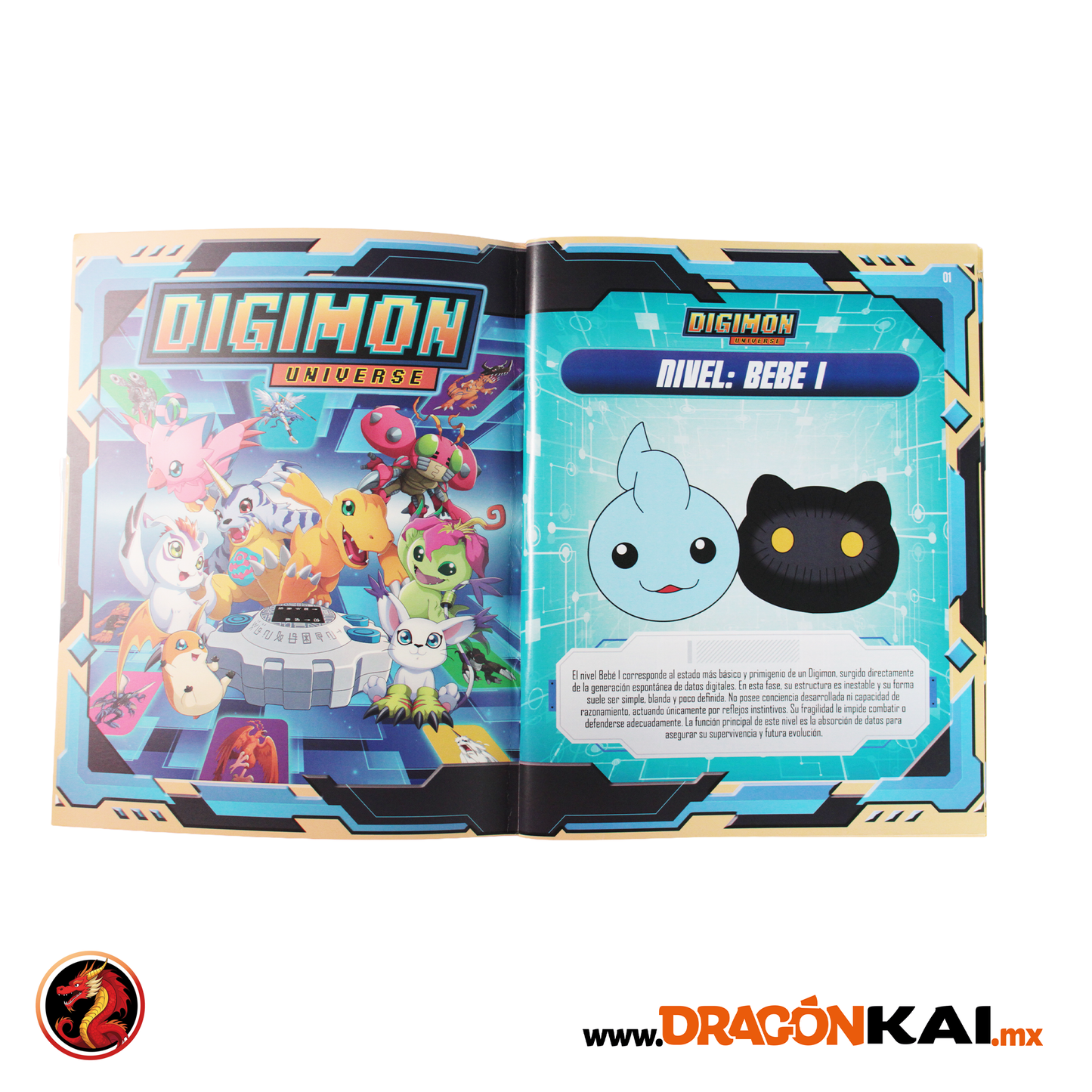 Álbum Enciclopedia Digimon Universe (Editorial Zero) + Set completo a pegar