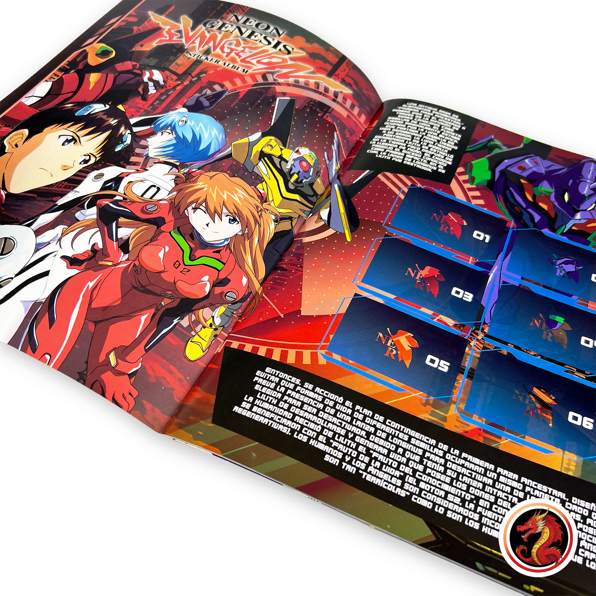 Álbum Evangelion + Set completo a pegar