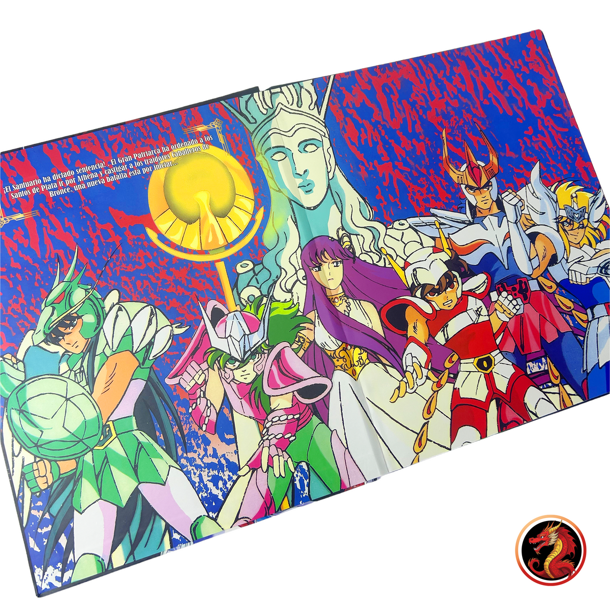 Álbum Pasta Dura Caballeros del Zodiaco Vol. 2: Saga Santuario Santos de Plata + Set completo