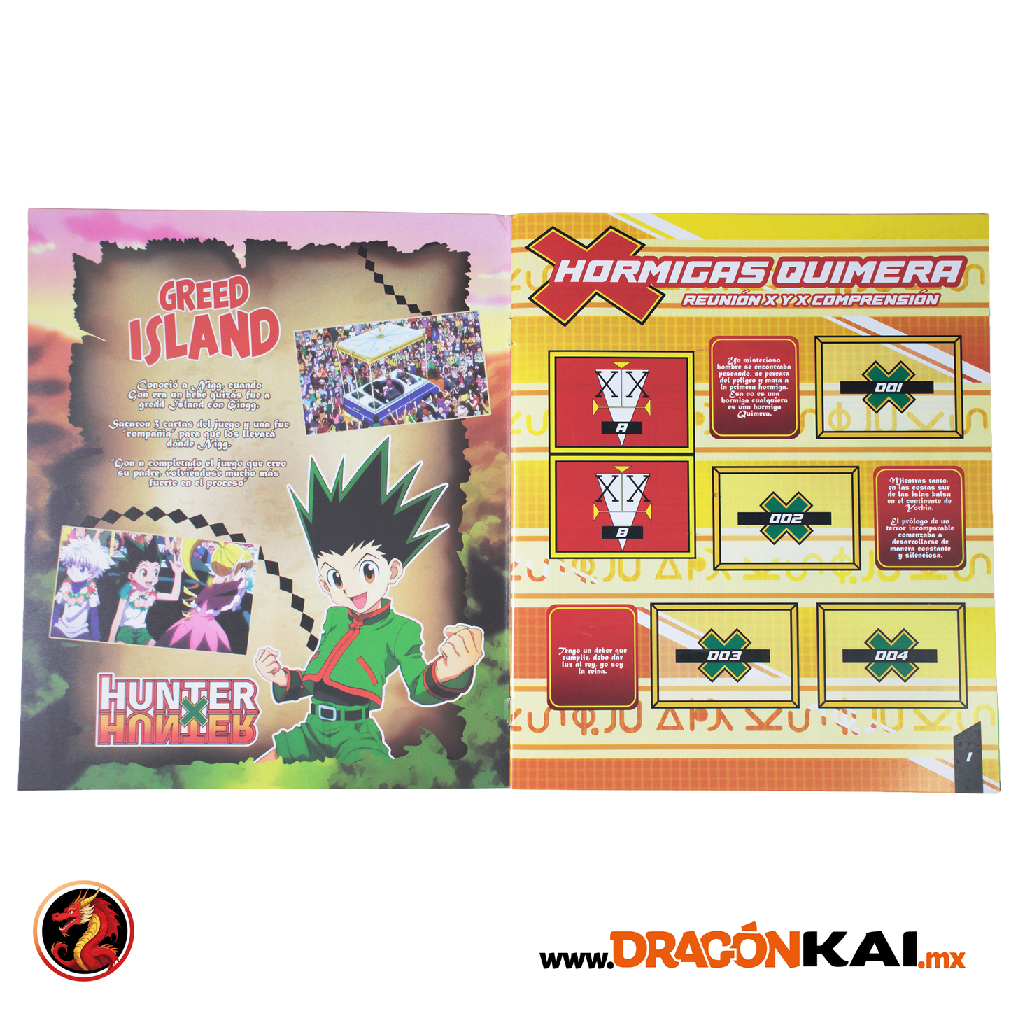 Álbum Hunter x Hunter + Set completo a pegar