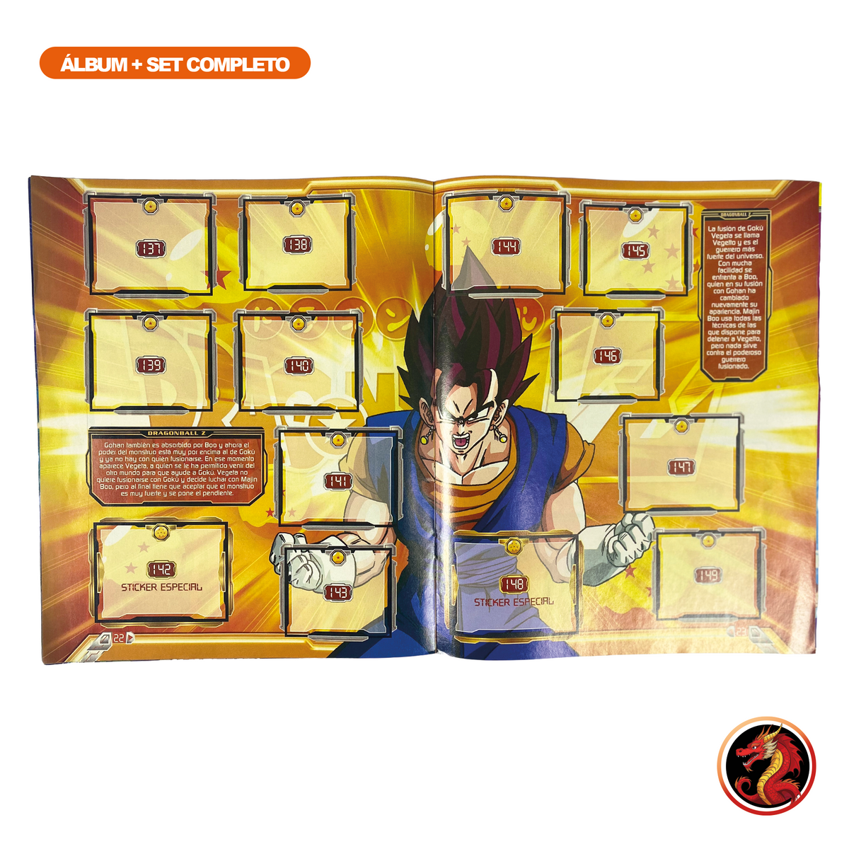 Álbum Dragon Ball Z 5 – Reedición Original Navarrete + Set Completo
