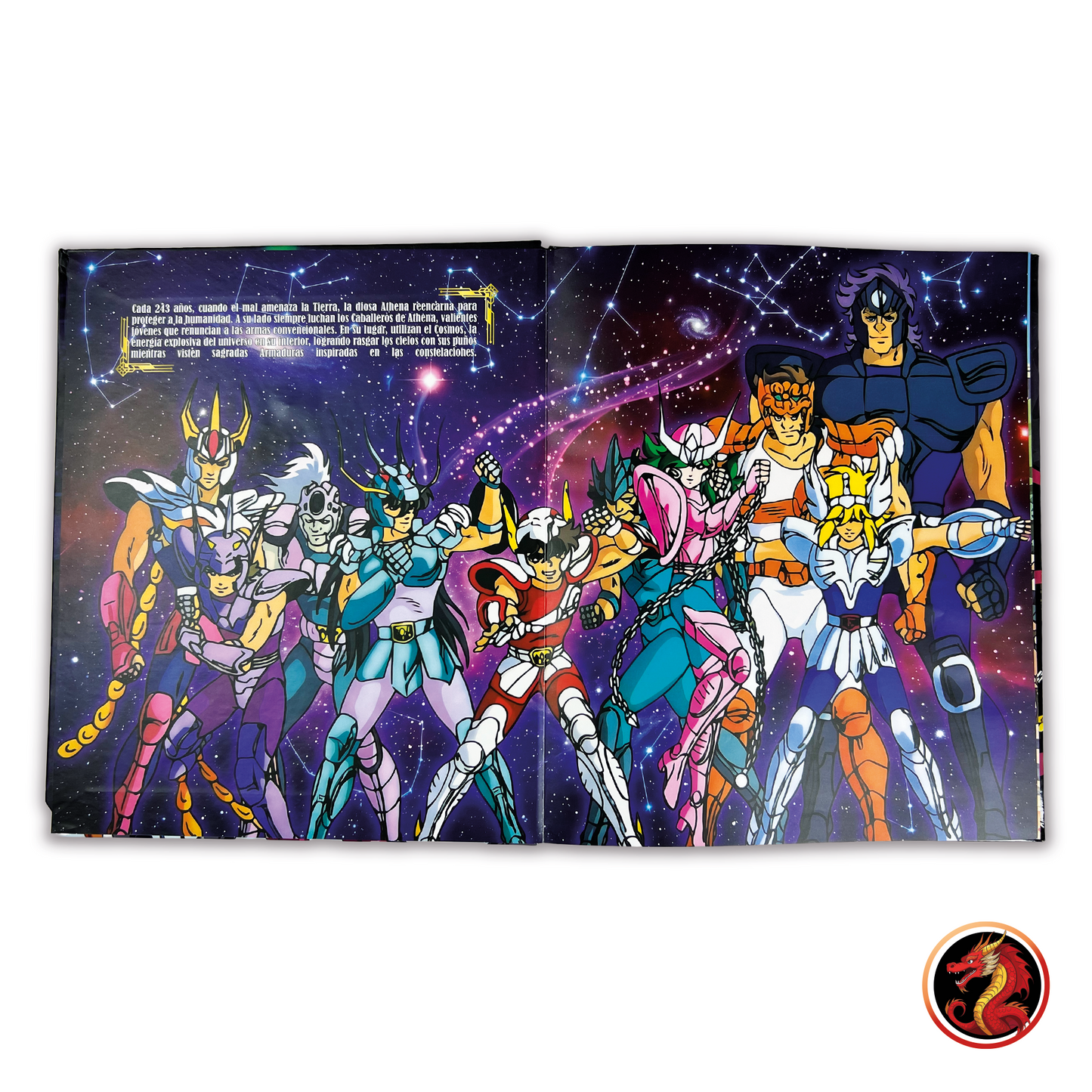 Álbum Pasta Dura Caballeros del Zodiaco: Saga del Torneo Galáctico + Set completo