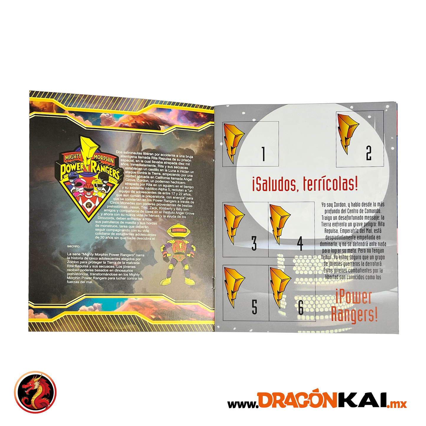 Álbum Power Rangers (Re. Salo) + Set completo a pegar