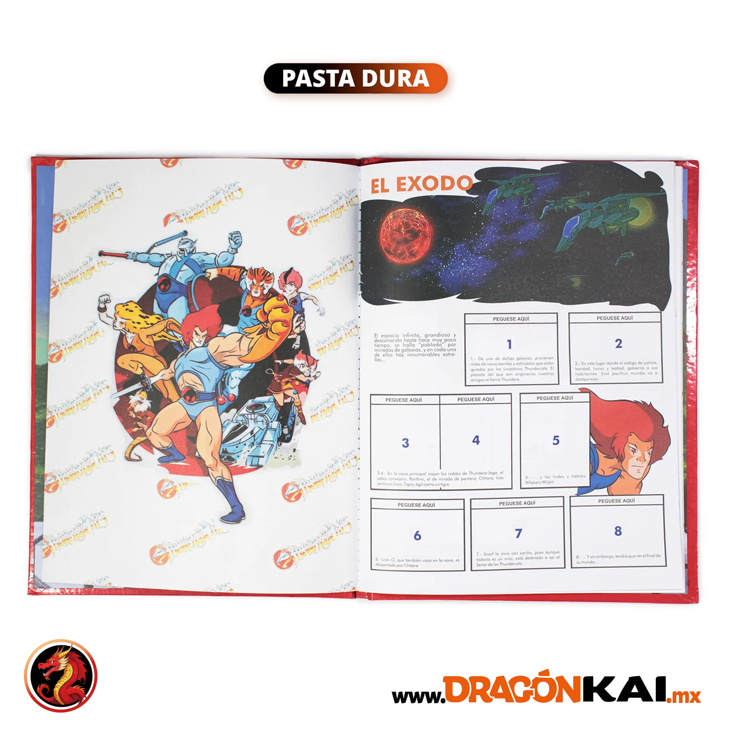 Álbum Pasta Dura Thundercats (Re. Navarrete) + Set completo a pegar