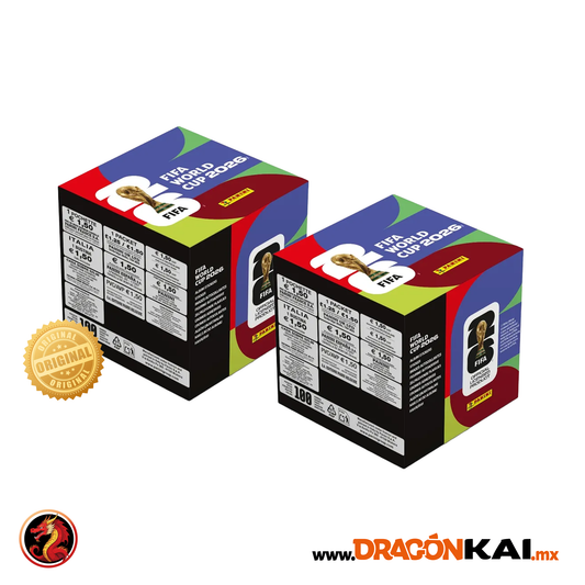 Colección Mundial 2026 (Panini) | 2 Cajas de 100 sobres (200 sobres en total)