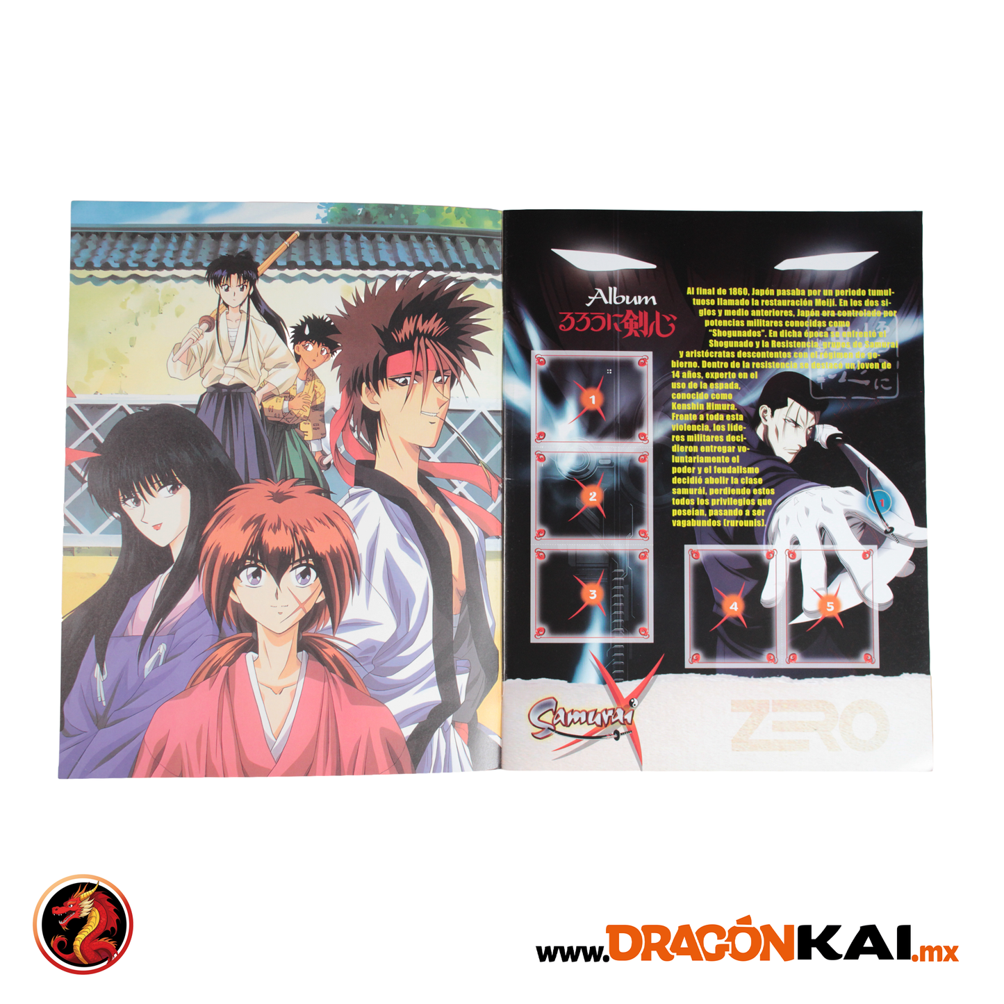 Álbum Samurai X (Re. Salo) + Set completo a pegar