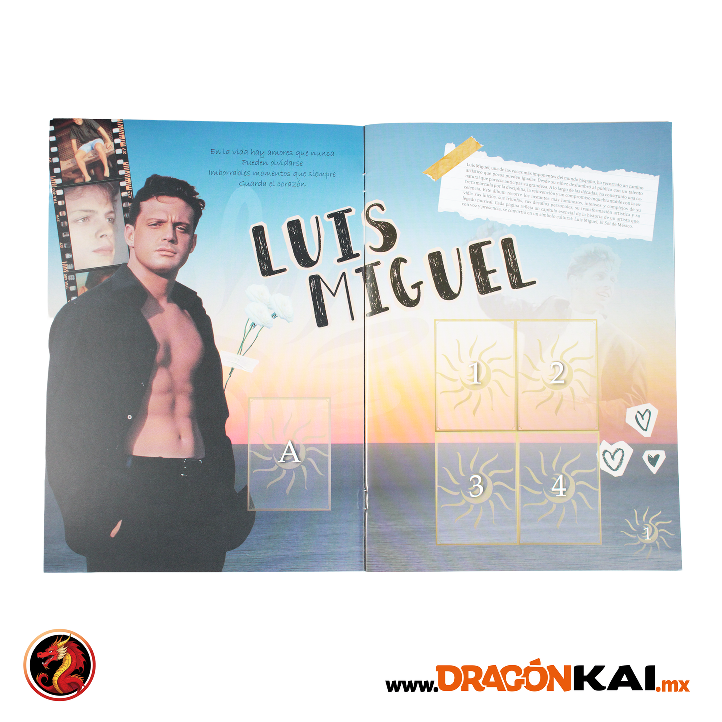 Álbum Luis Miguel + Set completo a pegar