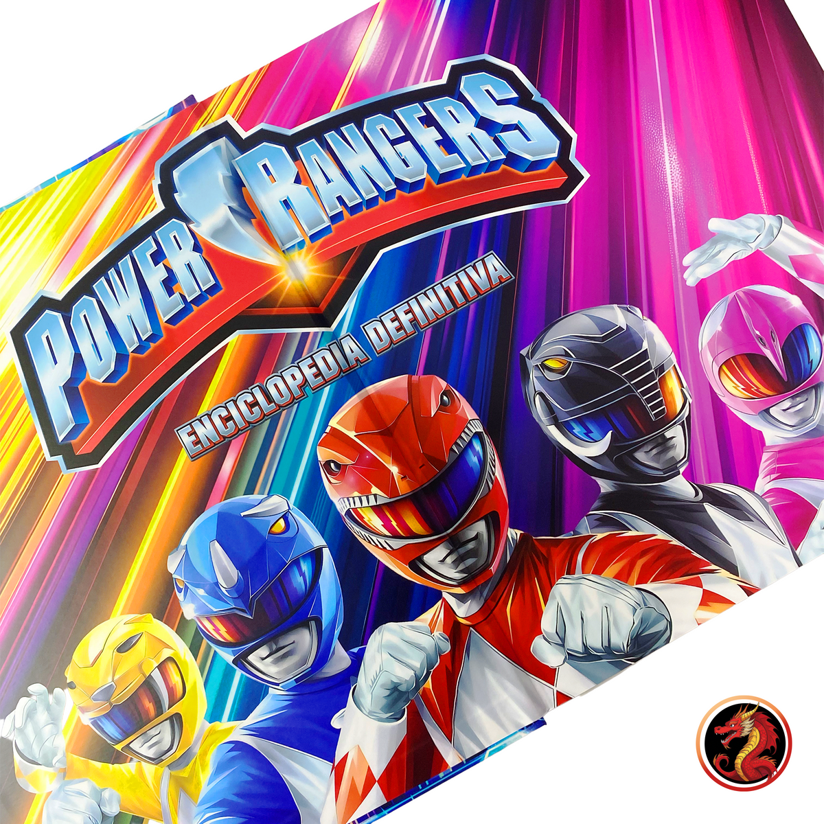 Álbum Pasta Dura - Enciclopedia Power Rangers + Set Completo a pegar