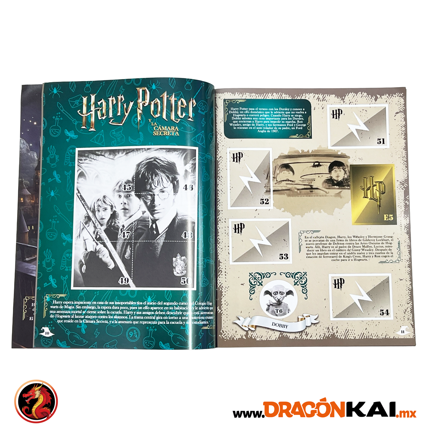 Álbum Harry Potter: Todas las sagas + Set completo a pegar