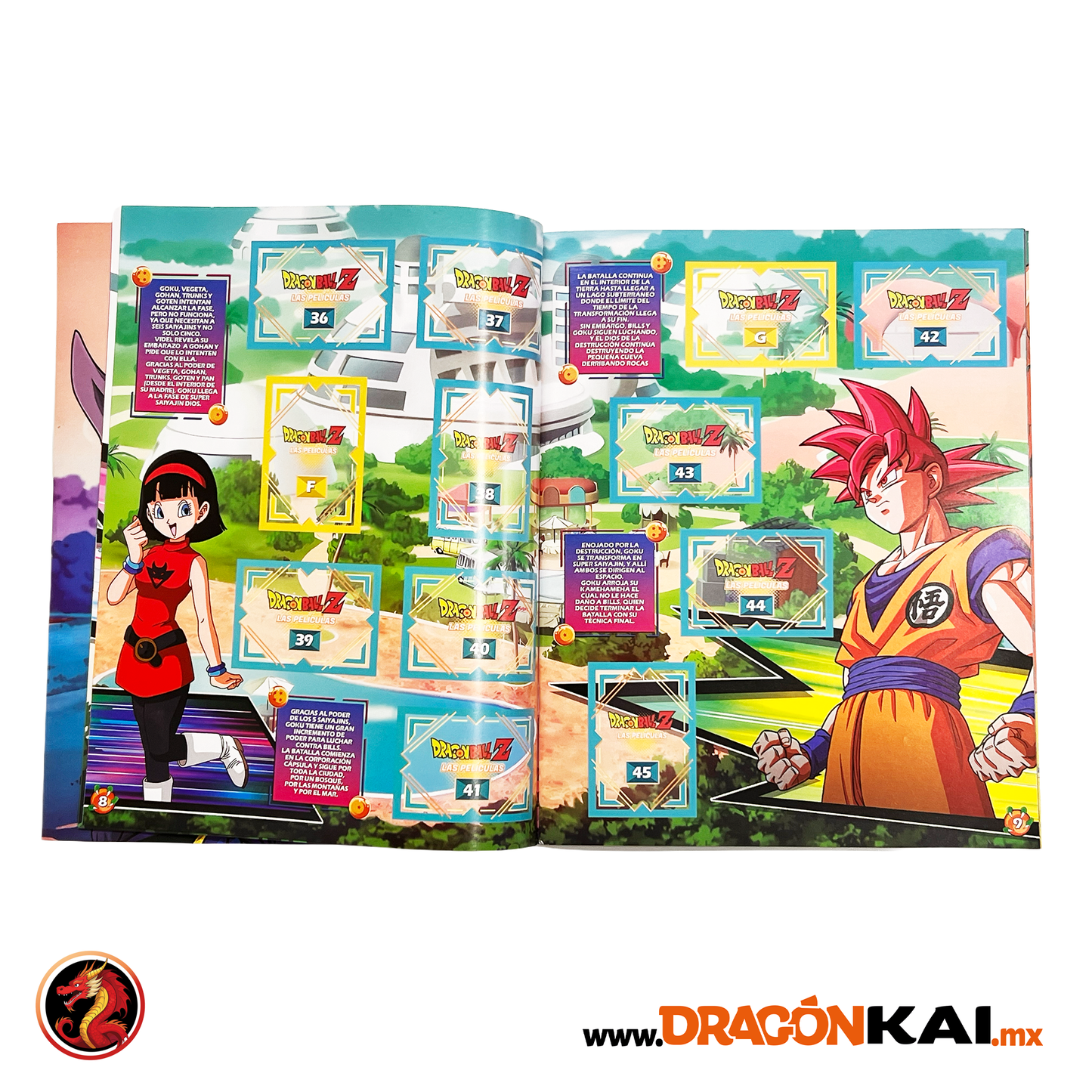 Álbum Dragon Ball Z: Las Películas Vol. 5 + Set completo de estampas a pegar