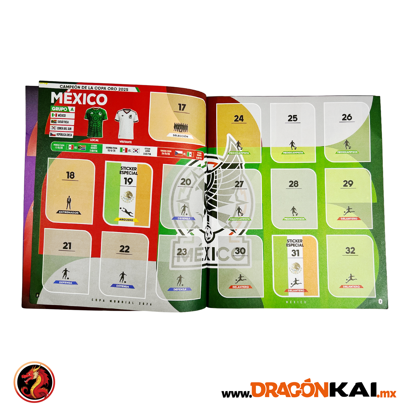 Album Copa del Mundo 2026 (Editorial 3 Reyes) + Set completo a pegar
