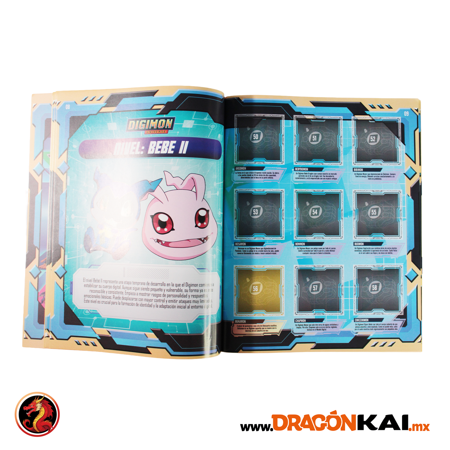 Álbum Enciclopedia Digimon Universe (Editorial Zero) + Set completo a pegar