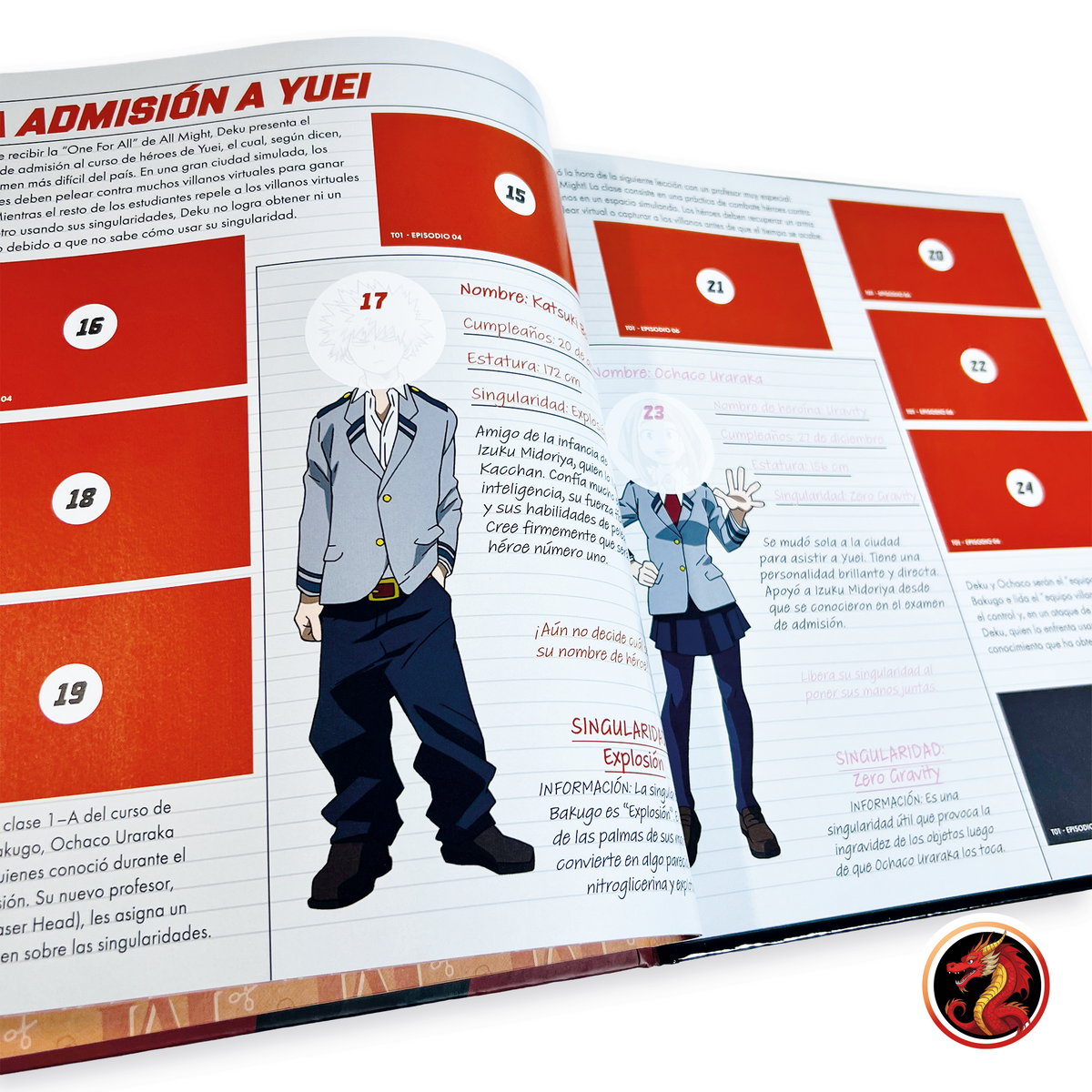 Álbum Pasta Dura My Hero Academia (Panini) + Set completo a pegar y tarjetas