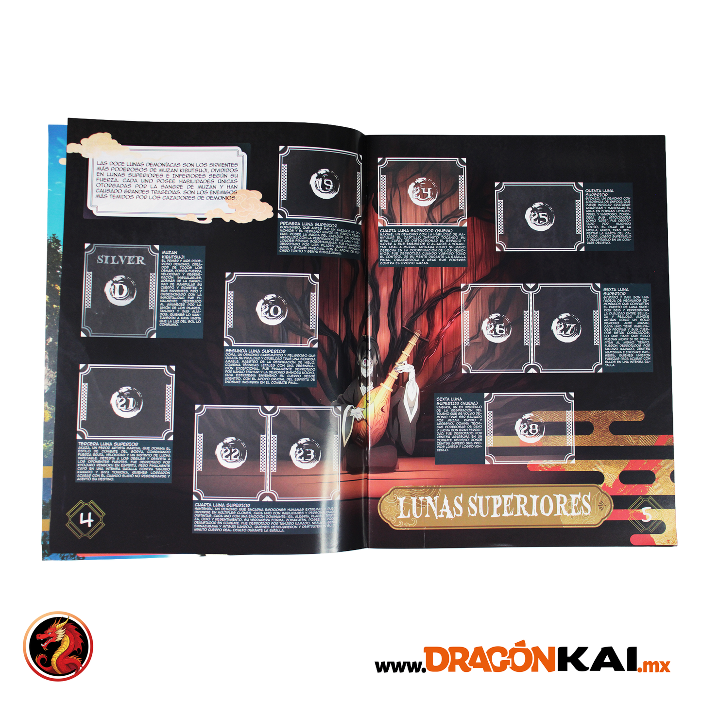 Álbum Enciclopedia Demon Slayer (Editorial Zero) + Set completo a pegar