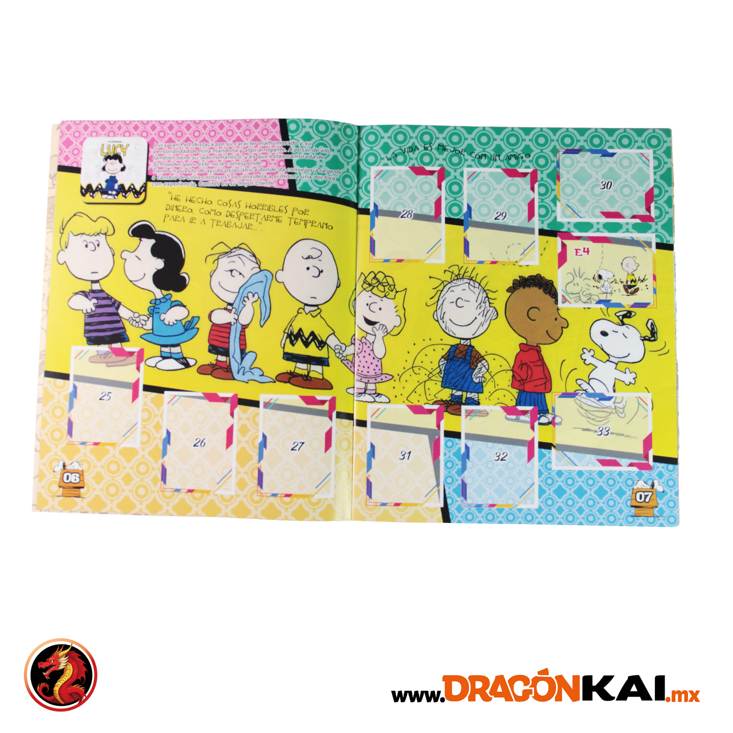 Álbum Snoopy + Set completora pegar