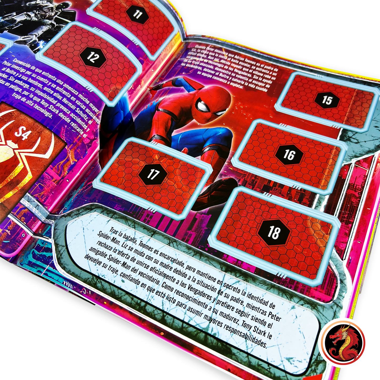 Álbum Spiderman Brand New Day + Set completo de estampas y tarjetas