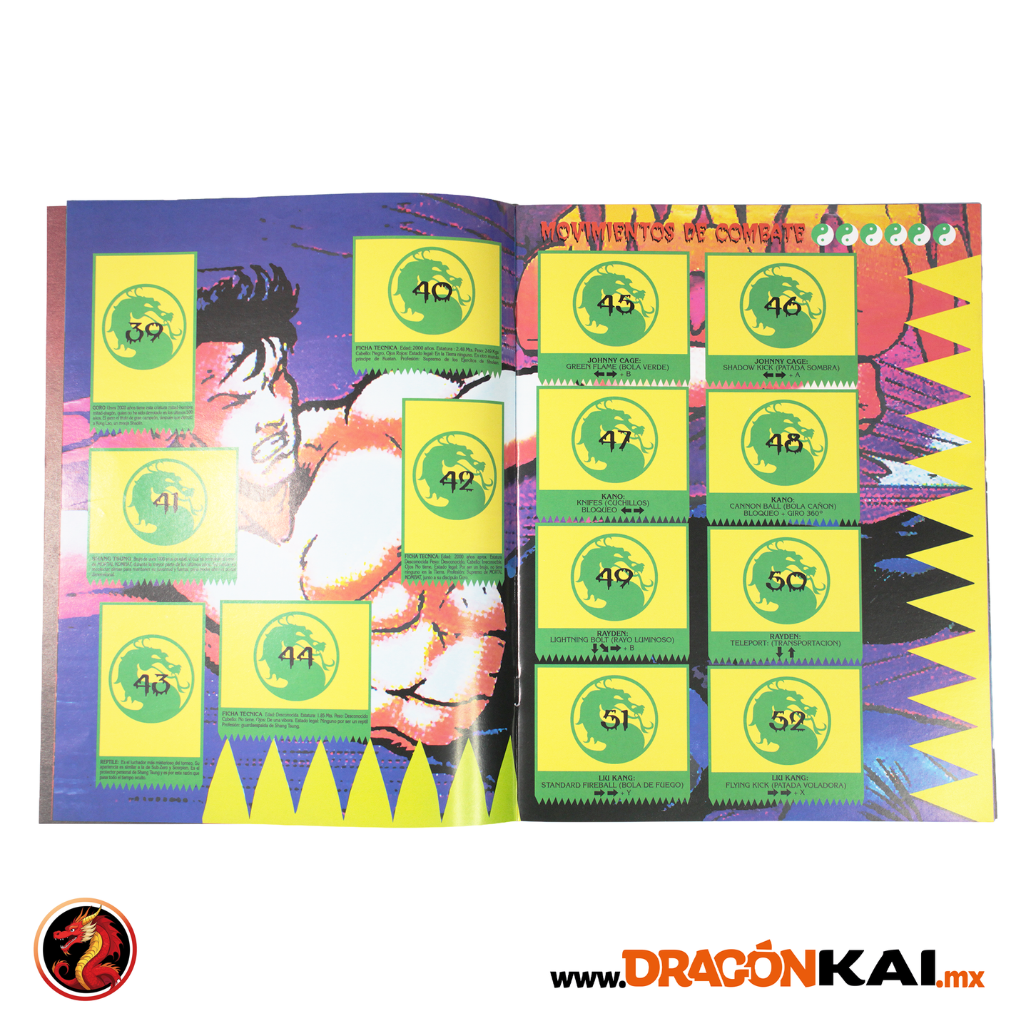 Álbum Mortal Kombat (Re. Salo) + Set completo a pegar
